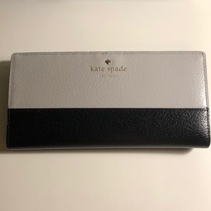 NEW KATE SPADE GRAND STREET COLORBLOCK LARGE STACY